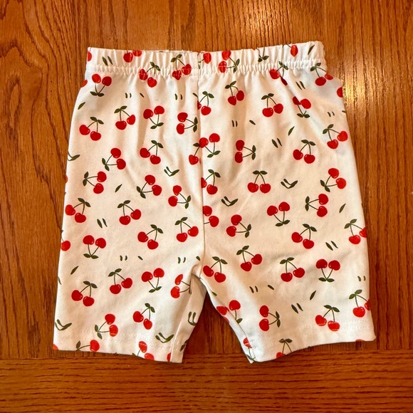 SHEIN Other - White and Red Cherry Print Shorts‎ - 18-24 M